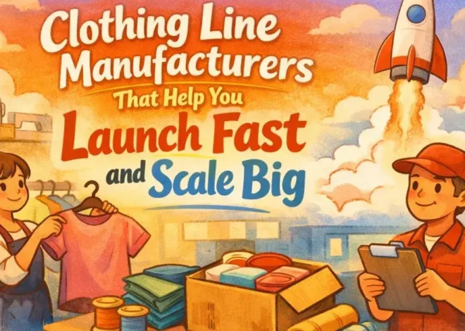 Clothing Line Manufacturers That Help You Launch Fast and Scale Big