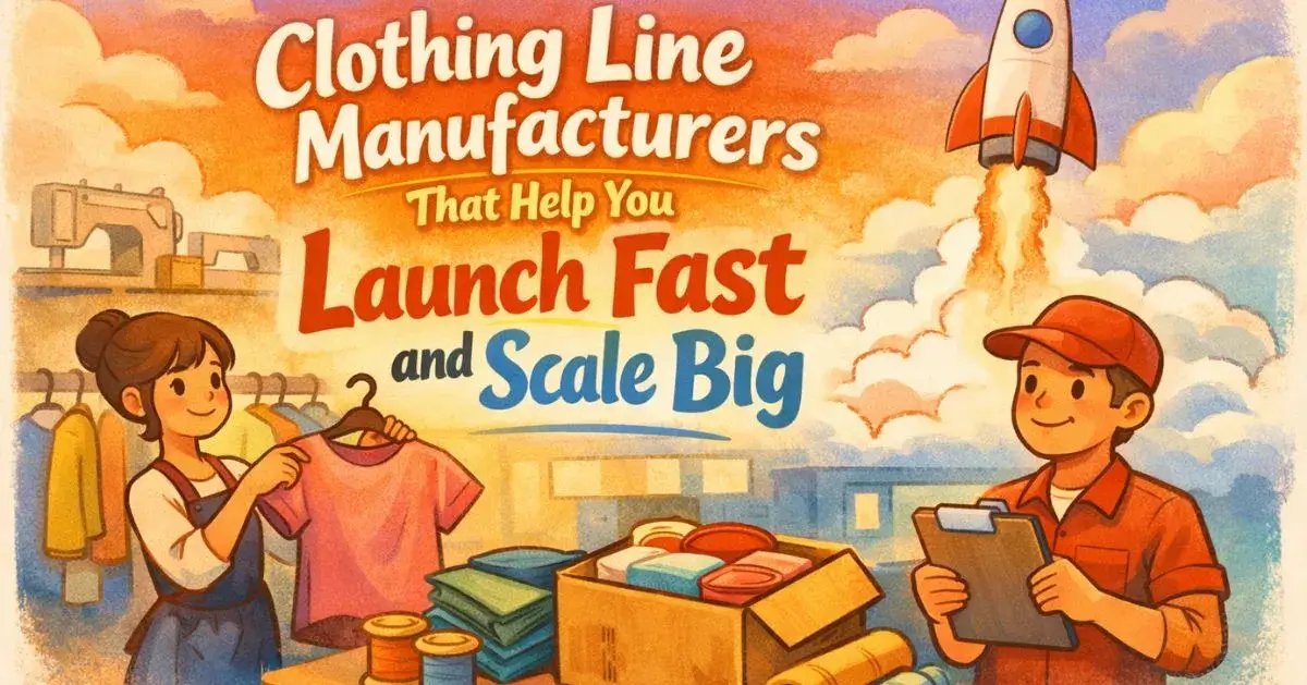 Clothing Line Manufacturers That Help You Launch Fast and Scale Big